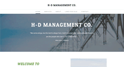 Desktop Screenshot of h-dmanagement.com